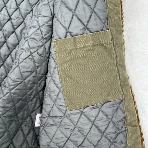 Legendary Whitetails mens cotton canvas hunting vest US XLT olive green lined - Picture 9 of 14